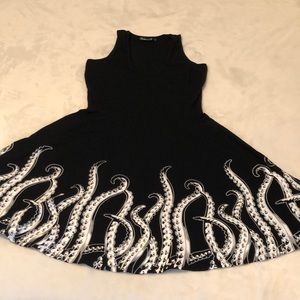 SOURPUSS Tentacle Skater Dress 🐙 size L